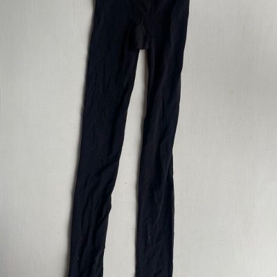 WOLFORD Velvet De Luxe 50 Tights Sz SMALL Black